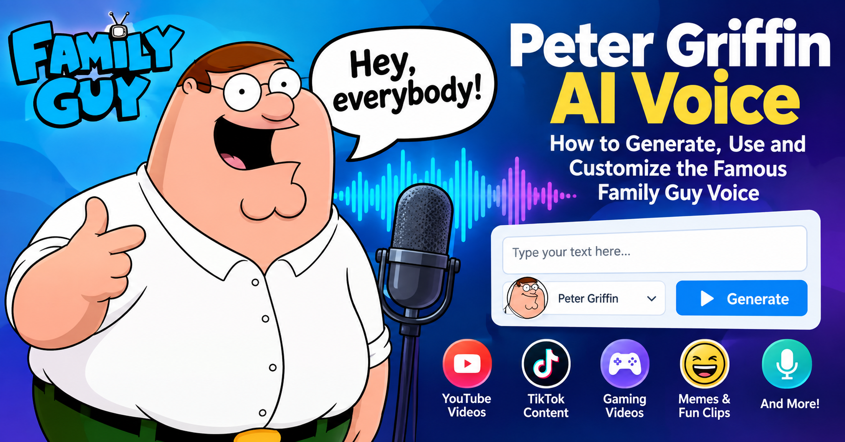 Peter Griffin AI Voice